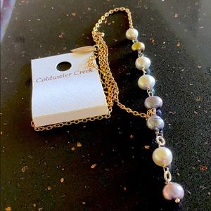 NWT Coldwater Creek Natural Pearl Necklace